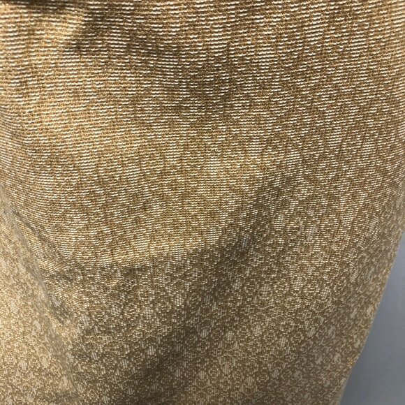 Dana Buchman Skirt Size 16 Gold Metallic Lined Straight Pencil Career Party - Picture 2 of 6